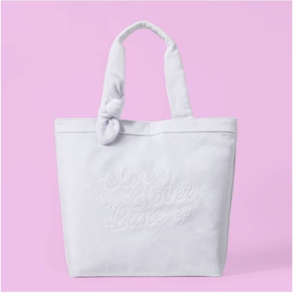 NEW Stoney Clover Lane terry cloth large tote